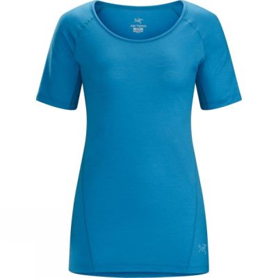 Camisa Arc'teryx Lana Manga Corta Mujer - Azules - Chile YBG759216